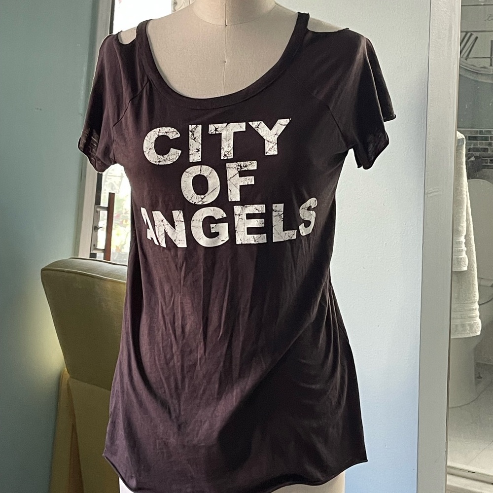 Chaser Women's Black 'City of Angels' Tee